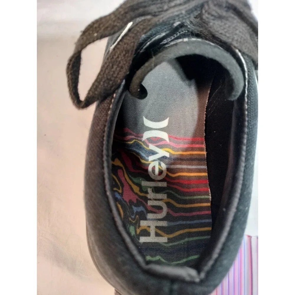 Hurley Marley youth black sneakers size 3
